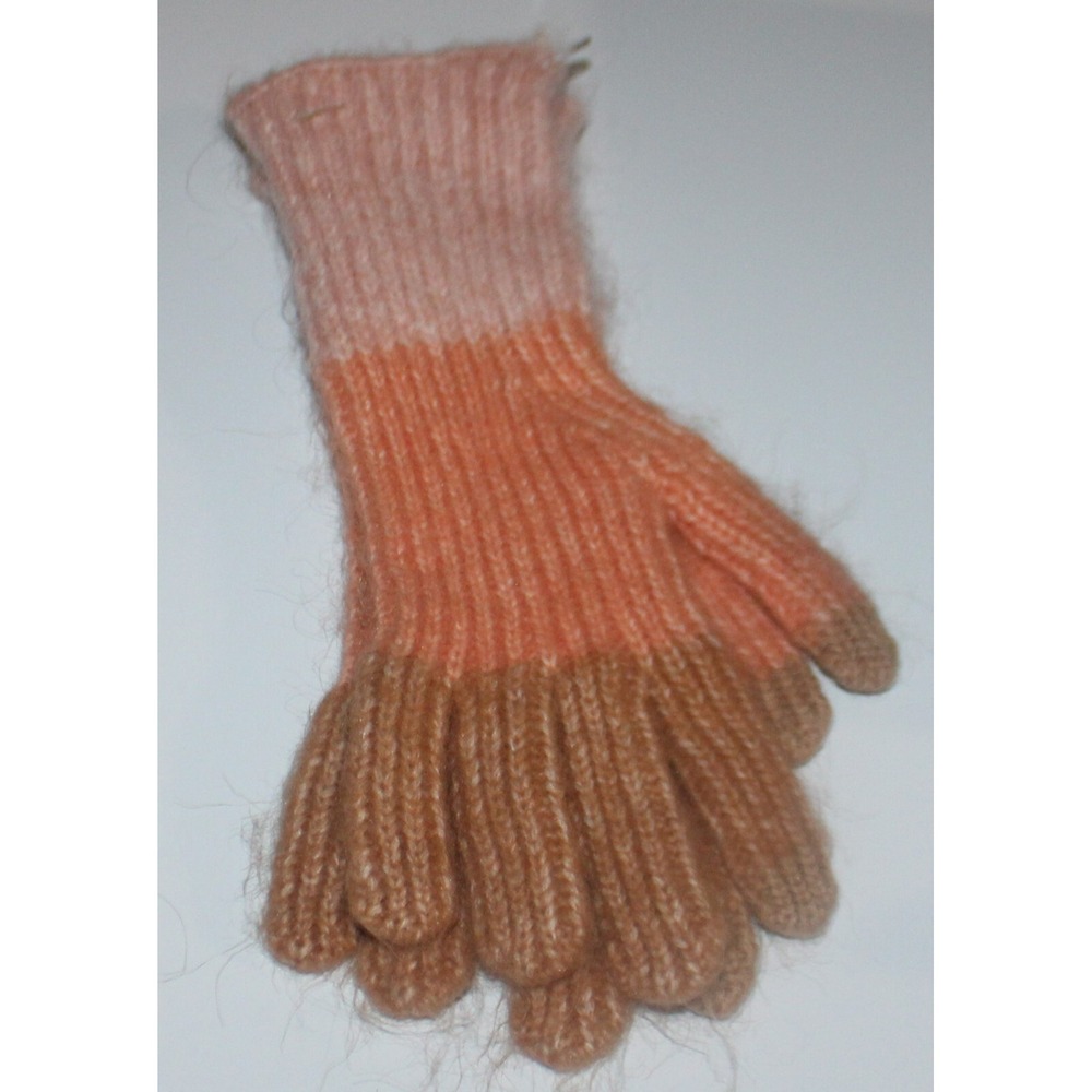 A New Day Women's Rib Knit Colorblock Over Wrist Gloves